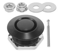 Loquet rapide de capot à bouton poussoir en aluminium inoxydable 1 set | Pour voiture de course et tuning auto, montage facile, fixation sûre et résistante à l’usure, style élégant