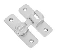 Loquet Robuste en Aluminium pour Porte Coulissante, Targette de Porte | Verrouillage Rapide sans Perçage, Entraxe 56mm, pour Placard, Garde-manger, Location et Usage Commercial