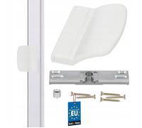 Loqueteau de porte de balcon - Poignée universelle - Blanc - KOTARBAU®
