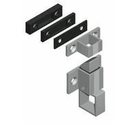 Loqueteaux pour châssis aluminium anodisé argent LA CROISÉE DS