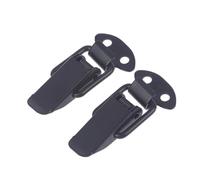 Loquets À Bascule À Ressort, 2 Pièces, Verrouillage À Pression | Pince chargée Clip boîtier boîte loquet loquet Tension levier fermoir fermetures caisse(Black 1)