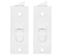 Loquets D'inclinaison de Fenêtre, Paire, Verrou Fenetre Coulissante Blanc | Pièces de Rechange pour Fenêtre, Plastique Blanc, Installation Facile, Contrôle Précis, Usage Maison