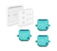LoraTap Module Volet Roulant Sans Fil, 3 en 1, Avec RF Télécommande, Emetteur Radio 868Mhz, Interrupteur Commutateur Rideau Stores, Relais Mural