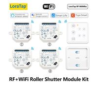 LoraTap RF WiFi Stores Volets Roulants Rideaux Moteur Commutateur Module Télécommande Smart Life Maison Ouverture Automatique Fenêtre Alexa Électrique Connecté Automatisme Motorisé Résidentiel Roulant