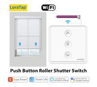 LoraTap Tuya Smart Life bouton poussoir 80*80 interrupteur de rideau moteur électrique moteur connecté commande vocale Alexa Google Assistant 1 PACK