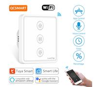 LoraTap Tuya vie intelligente rideau stores électriques bouton-poussoir interrupteur pourcentage contrôle maison domotica Assistant à domicile Alexa 1 PACK