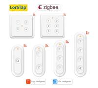 LoraTap ZigBee 3.0 sans fil 6 boutons poussoirs à distance Tuya scène automatisation commutateur de contrôle Smart Life App 3 Button Remote