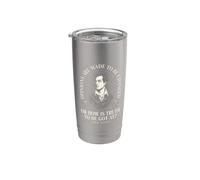 Lord Byrion George Gordon Byron Gobelet isotherme en acier inoxydable double paroi