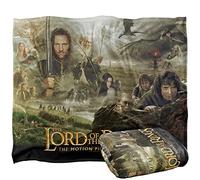Lord of The Rings Trilogy Poster Plaid Ultra Doux au Toucher Soyeux - 152 x 127 cm