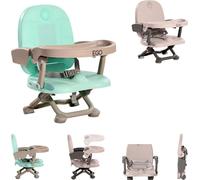 Lorelli Chaise d'enfant Ego 2 en 1 Rehausseur de chaise Siège d'appoint Table amovible pliable vert
