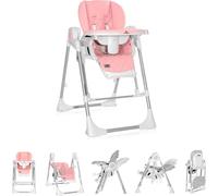 Lorelli Chaise haute 2 en 1 Camminando transat réglable fonction bascule rose