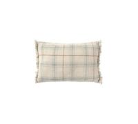 Lorena Canals Coussin décoratif pour enfant fabriqué à la main en coton bleu sauge, 25 x 40 cm