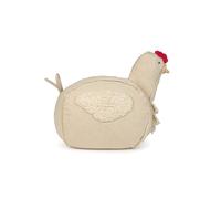 Lorena Canals Pouf pour enfant Chicken, 60 x 40 x 44 cm, pour chambre ou chambre, fabriqué à la main, beige