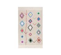 Lorena Canals-Tapis Lavable pour Chambre d'enfant KAAROL en Multicolore. Fait à la Main en Forme rectangulaire avec du Coton Naturel à Poils Courts et des teintures Non Toxiques-Taille:200x140cm