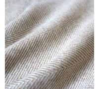 LORENZO CANA Couverture en Laine de 100% Cachemire - Couvre-lit, jeté de canapé ou Plaid - exquise et Douillette en Blanc Ivoire Champagne