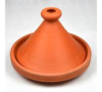 L'Orient Tajine marocain en terre cuite Ø 30 cm, cocotte non émaillée, pour 4 à 5 personnes, originaire du Maroc