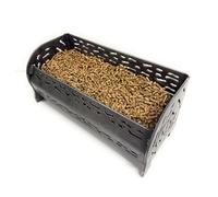 L'original Panier à pellets/granulés bruleur pour cheminée/poele et exterieur haute qualité fabrication robuste épaisseur 4mm (taille XL)