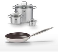 Lot 1 Poêle 28 cm Elo Bistro Line et 3 Faitouts Elo Citrin