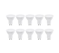 Lot 10 ampoules LED GU10 7W 120 4000K blanc neutre sans scintillement 220V.