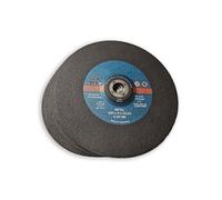 LOT 10 DISQUES PLATS A TRONCONNER (COUPER) METAUX 230 x 3 x 22.2