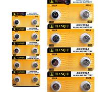 LOT 10 x Pile bouton alkaline batterie AG3 / 392A (Type LR41 LR41SW LR736 LR736SW SR41W 392)