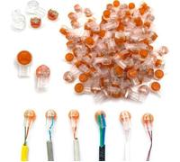 Lot 100 connecteurs câble réseau UY2 K2 gel étanche sertissage téléphone