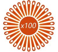 Lot 100 lames compatibles Stihl PolyCut 2-2 et 3-2, FSA 45 FSA 57 FSE 52, plastique pour coupe bordure sans fil