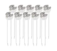 Lot 10x douille GU5.3 - Douille GU5.3 ou MR16 - Support avec câble 12V - Pour lampe luminaire ampoule telles que LED halogène spot