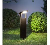 Lot 2 balises solaires - LUMISKY - BRITY - LED blanc chaud - Etanches - Eclairage allée jardin