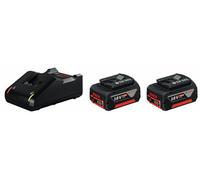 Lot 2 batteries GBA 18V 4.0Ah + chargeur GAL 18V-40 - BOSCH - 1600A019S0