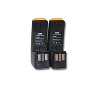 Lot 2 batteries Ni-MH vhbw 2100mAh (9.6V) pour outils Festo, Festool BPH9.6C, FSP-486828, FSP-487512 comme Festo, Festool CCD9.6, CCD9.6ES, CCD9.6FX.