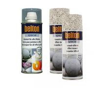 Lot 2 Bombes De Peinture Effet Granit Sable + 1 Vernis De Finition - Belton