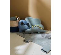 Lot 2 coussins PETIT DINO bleu / kaki TU