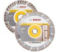 Lot 2 Disques diamant BOSCH 125 mm / 230 mm spécial maçon - 06159975H9 G