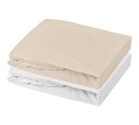 Lot 2 drap housse - P'TIT DODO - Jersey - 60 x 120 cm - Blanc / Nude G