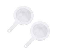 Lot 2 Filtre Alimentaire 200 Mailles Tamis Cuisine Plastique Lait | Passoire fine jus cafe the, chinois etamine, lavable reusable, qualite, petit format, maille fine, longue duree