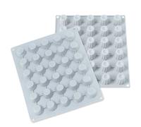 Lot 2 grandes plaques silicone mini-canelés et muffins Mathon