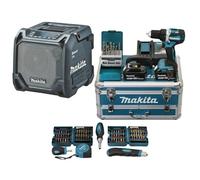 Perceuse visseuse MAKITA LXT DDF484RTX6 avec accessoires + Enceinte DMR202B