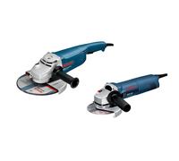 Lot 2 meuleuses BOSCH GWS 22-230P Ø230mm 2200W + GWS1400 Ø125mm 1400W - 061824805