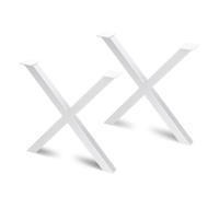 Lot 2 pieds de table cross 695x695 - EMUCA - 2040212