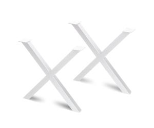 Lot 2 pieds de table cross 695x695 - EMUCA - 2040212