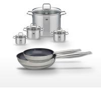 Lot 2 Poêles 24/28cm Elo Profi Therm Platinum et 4 Faitouts Elo Citrin