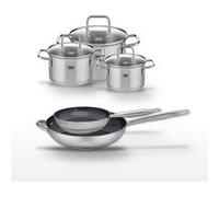 Lot 2 Poêles 24/32cm et 3 Faitouts 14/16/20cm Elo Profi Therm Platinum