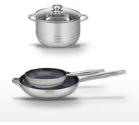 Lot 2 Poêles 24/32cm et Faitout 24cm Elo Profi Therm Platinum