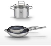 Lot 2 Poêles 24/32cm & Faitout 16cm Elo Profi Therm Platinum