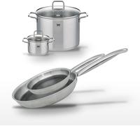Lot 2 Poêles 28/24cm & 2 Faitouts 26/16cm Elo Relief Solution