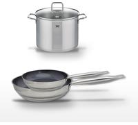 Lot 2 Poêles céramique 24/28cm & Faitout 26cm Elo Profi Therm Platinum
