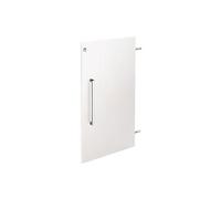 Lot 2 portes basses pour bibliothèque modulaire - Blanc