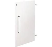 Lot de 2 portes bois plein pour bibliothèque Biblicase - blanc