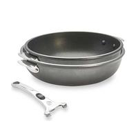Lot 2 sauteuses Choc Extrême Loqy 24 et 28 cm et manche amovible De Buyer